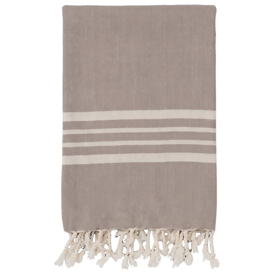 Hamamdoek XL taupe – Krem Sultan - vrijstaand