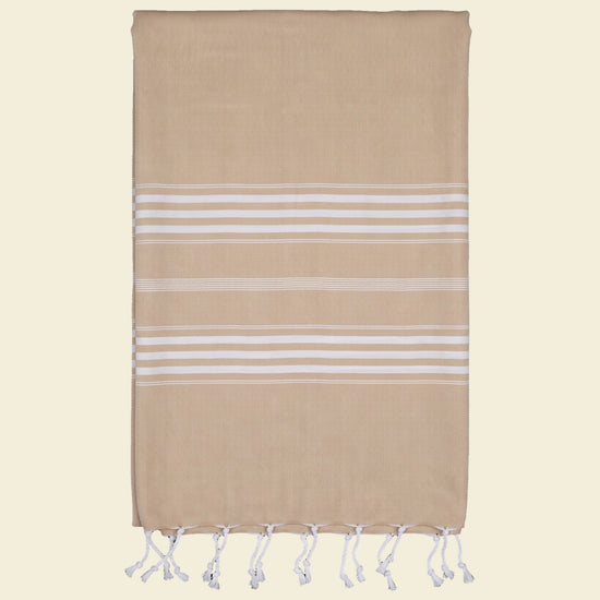 hamamdoek XL zand - op kleur
