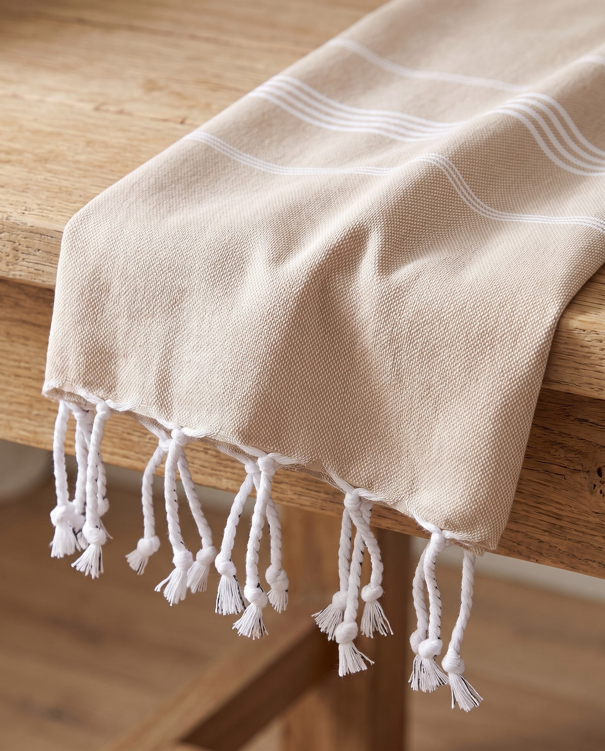 hamamdoek zand - detail