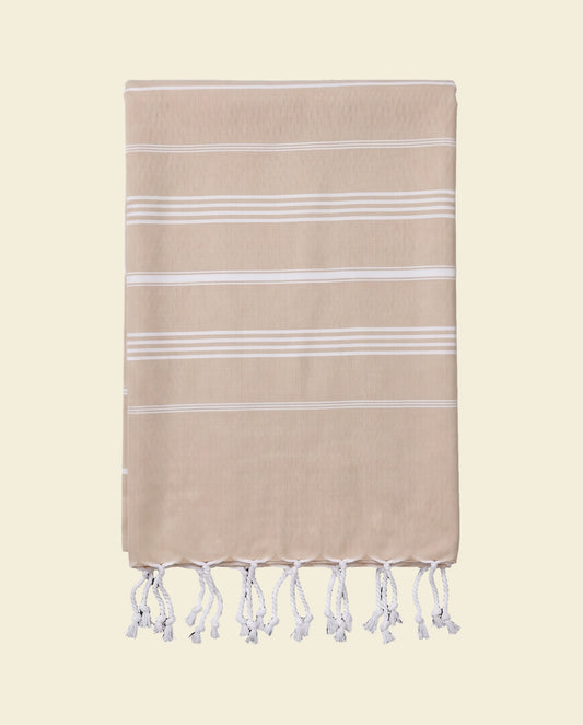 hamamdoek zand - op kleur