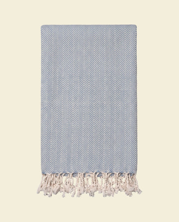 hamamdoek ZigZag air-blue