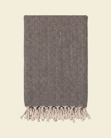 hamamdoek ZigZag black