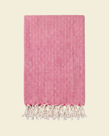 hamamdoek ZigZag fuchsia