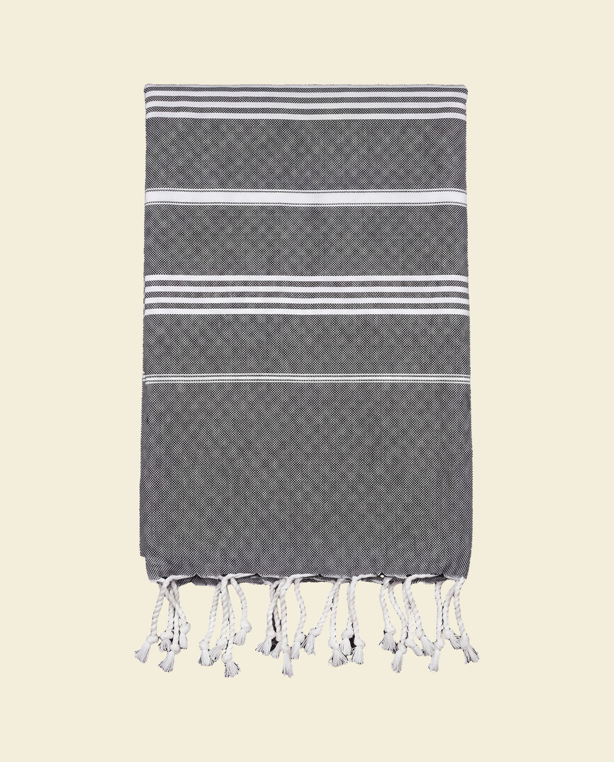 hamamdoek zwart - op kleur