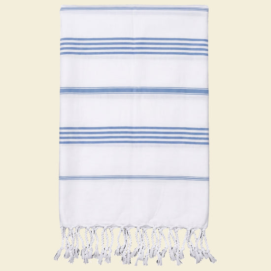 hammam strandlaken blauw - op kleur