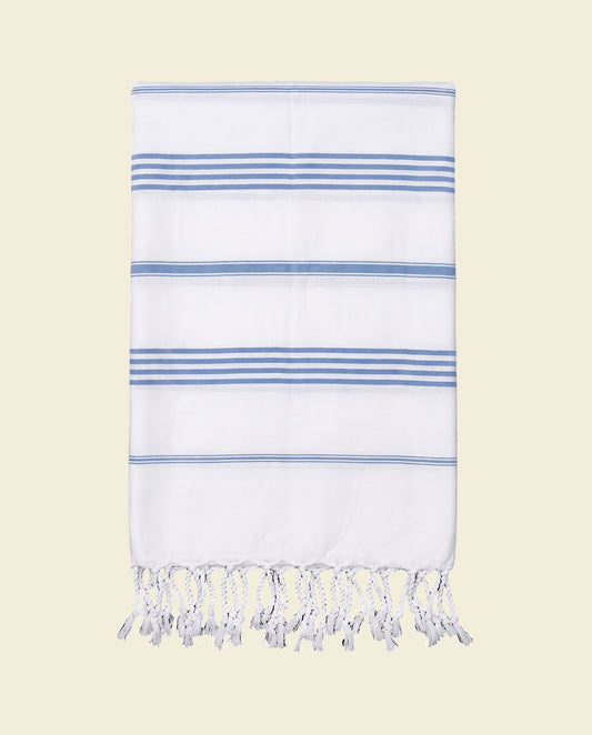 hammam strandlaken blauw - op kleur