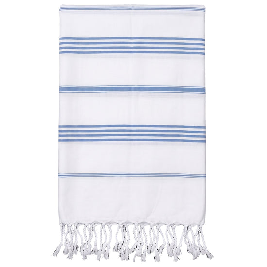 hammam strandlaken blauw - vrijstaand