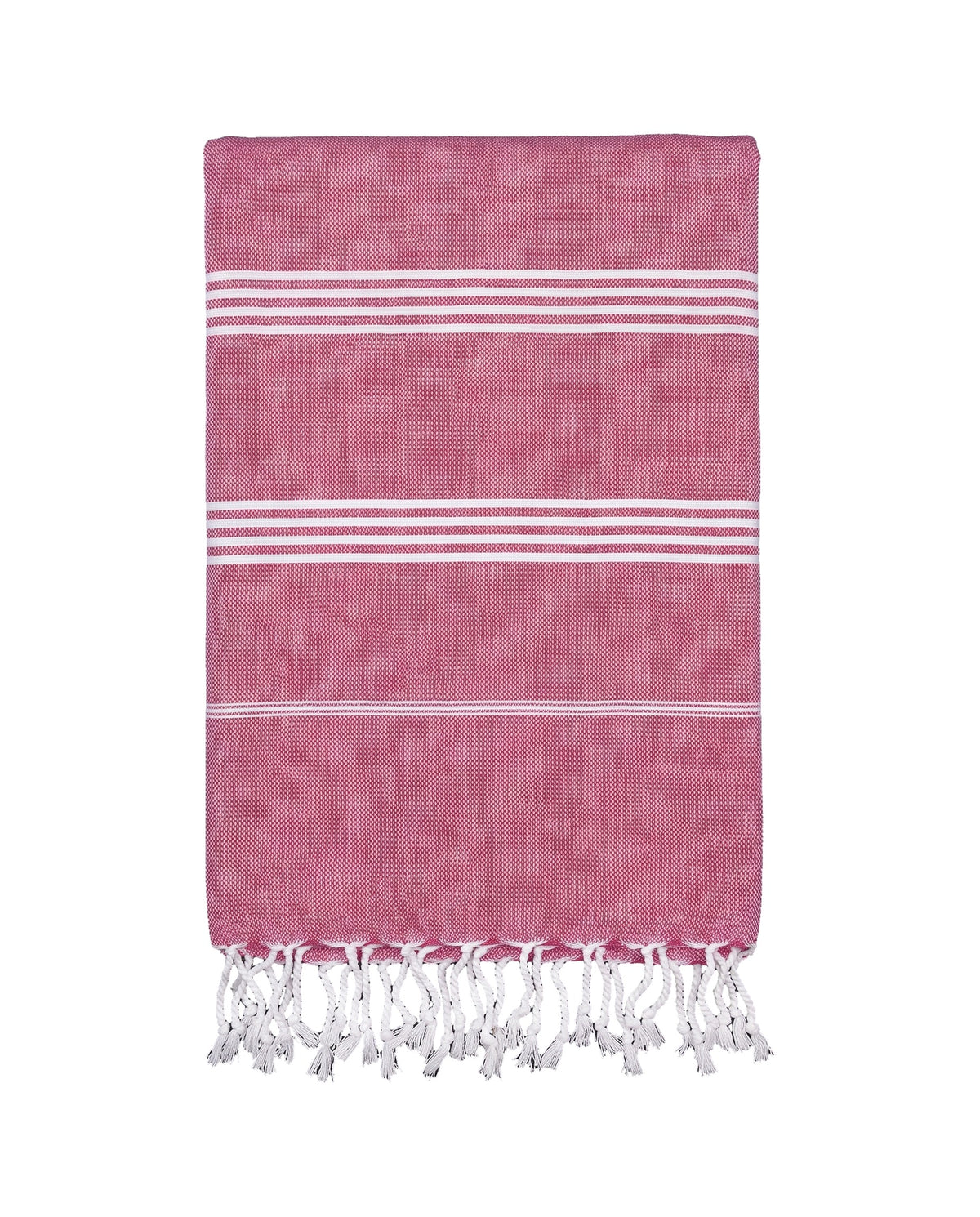 hammam strandlaken cerise - vrijstaand
