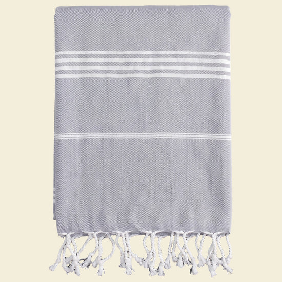 hammam strandlaken grijs - op kleur