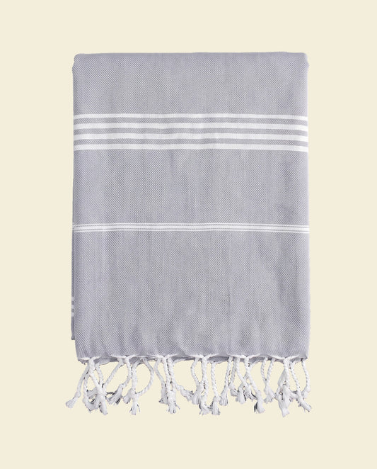 hammam strandlaken grijs - op kleur