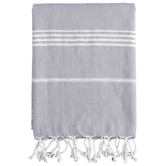 hammam strandlaken grijs - vrijstaand
