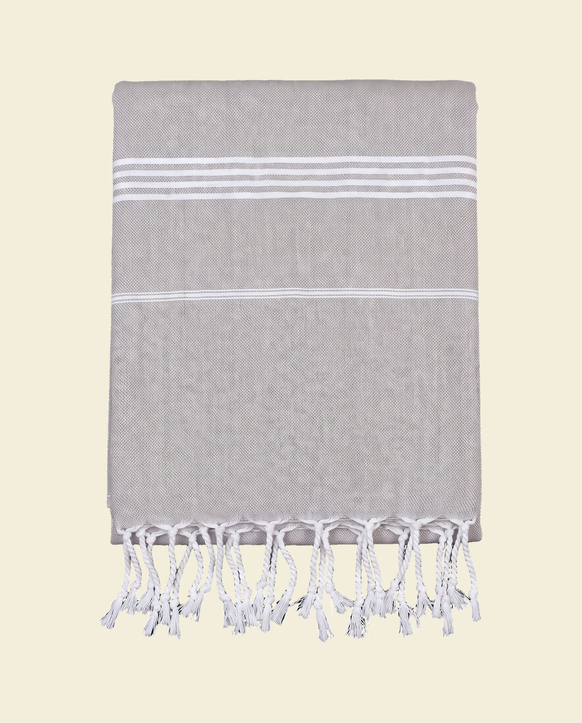 hammam strandlaken grijsbeige - op kleur