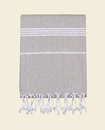 hammam strandlaken grijsbeige