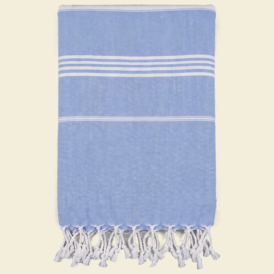 hammam strandlaken lavendelblauw - op kleur