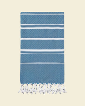 hammam strandlaken oceaanblauw