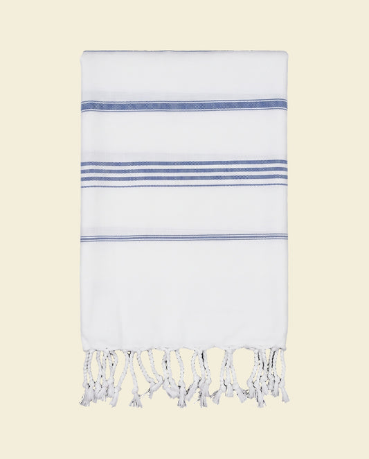 hammam strandlaken parlementblauw - op kleur