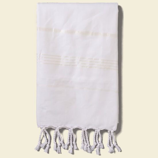 hammam strandlaken wit - op kleur