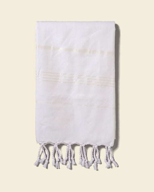 hammam strandlaken wit - op kleur