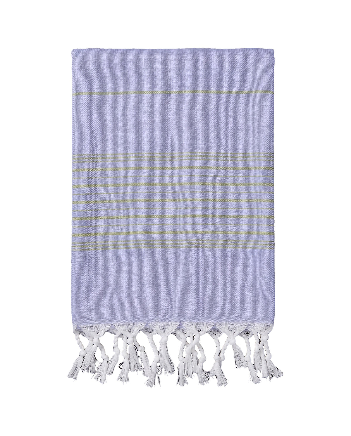 hammamhanddoek dun lavendel/mosgroen - vrijstaand