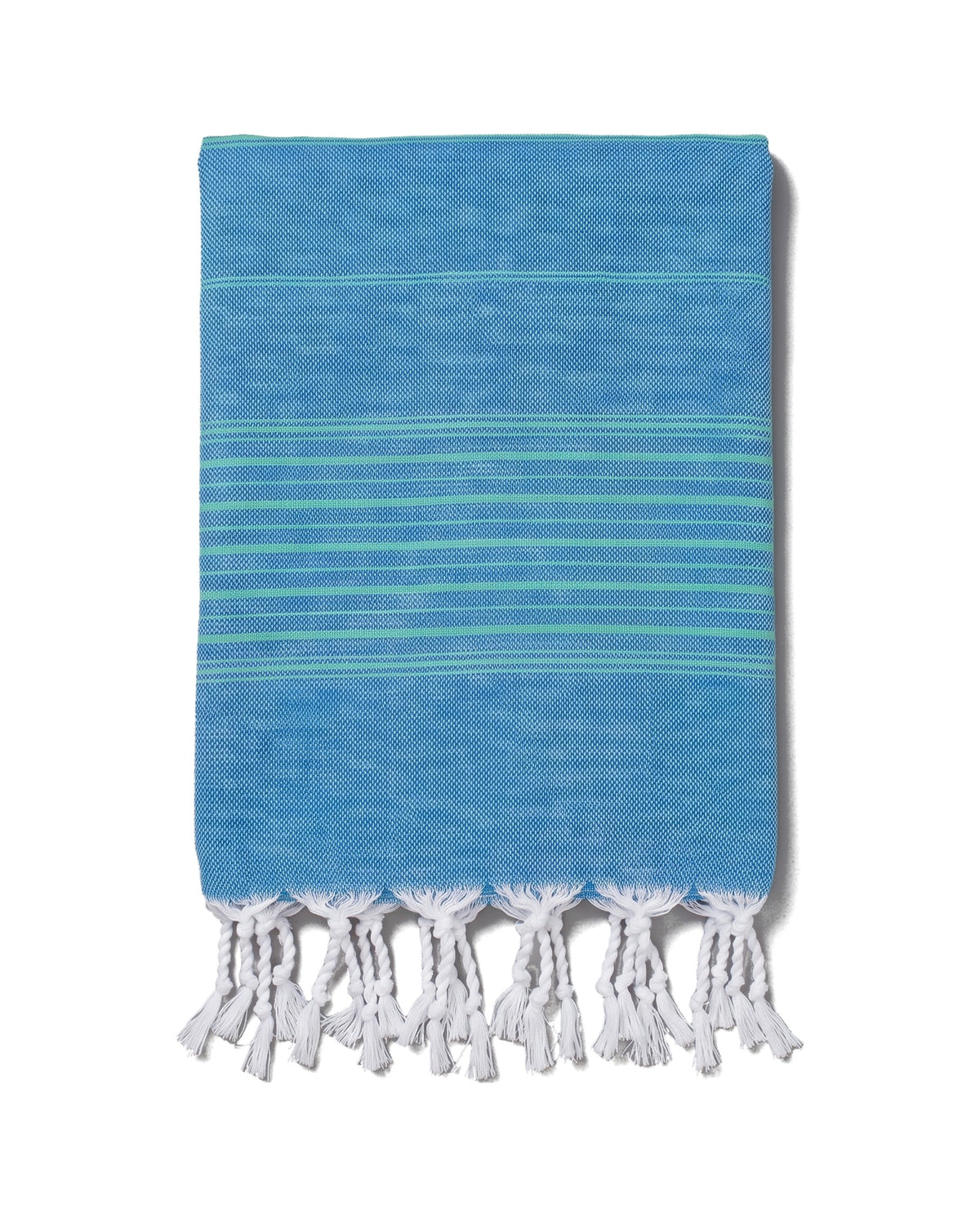 hammamhanddoek dun oceaanblauw/jade - vrijstaand