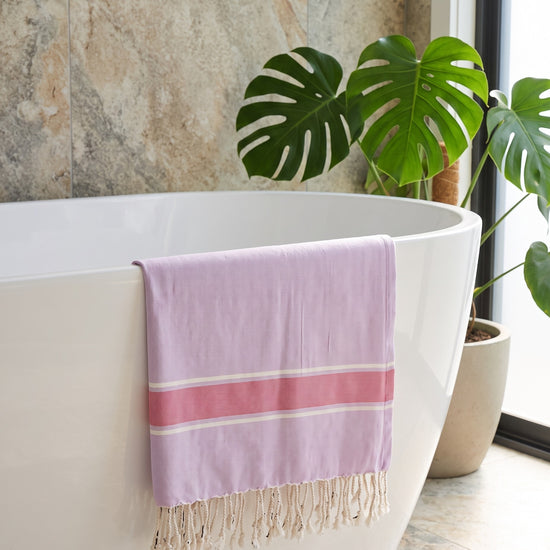 kids hamamdoek lilas pink - sfeer