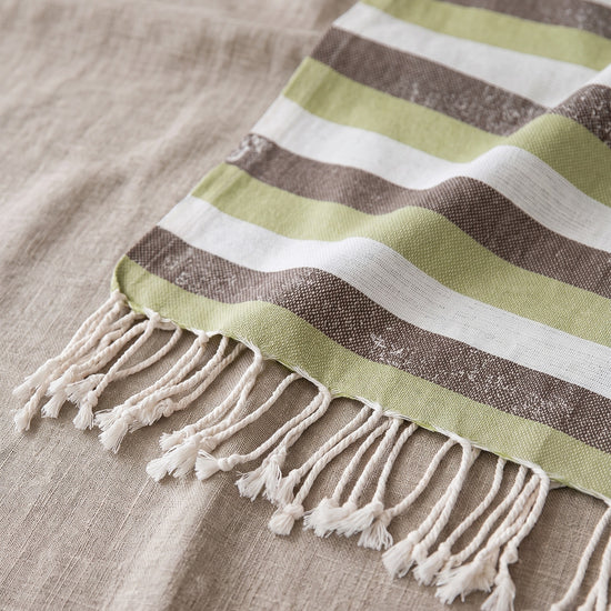 kids hamamdoek multi green brown - detail