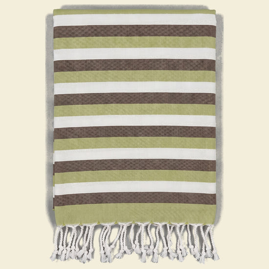 kids hamamdoek multi green brown - op kleur