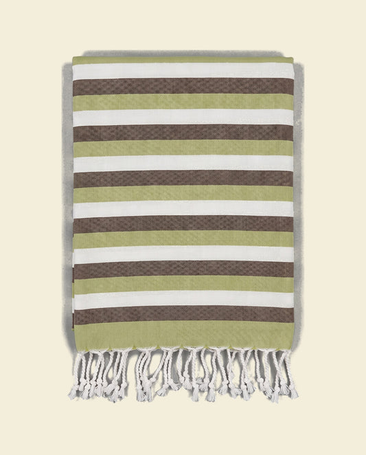 kids hamamdoek multi green brown - op kleur