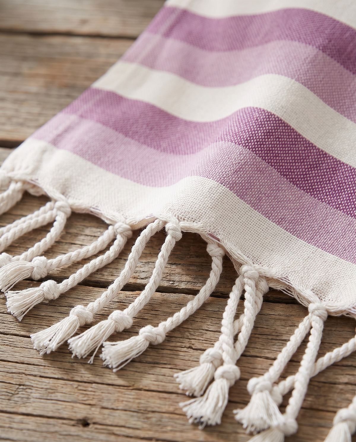 kids hamamdoek multi light purple - detail
