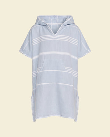 kids zwemponcho Leyla light blue - op kleur