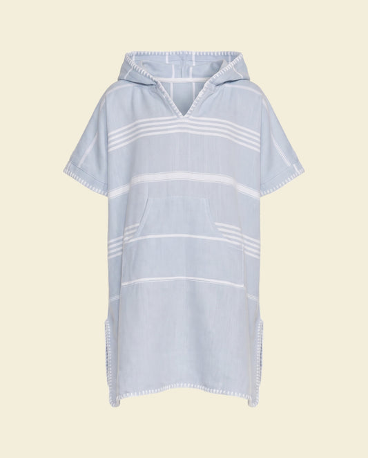 kids zwemponcho Leyla light blue - op kleur