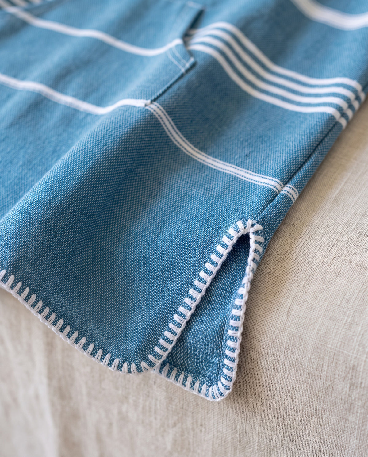 kids zwemponcho Leyla petrol blue - detail