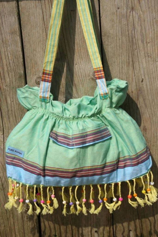 kikoy beach baggie green