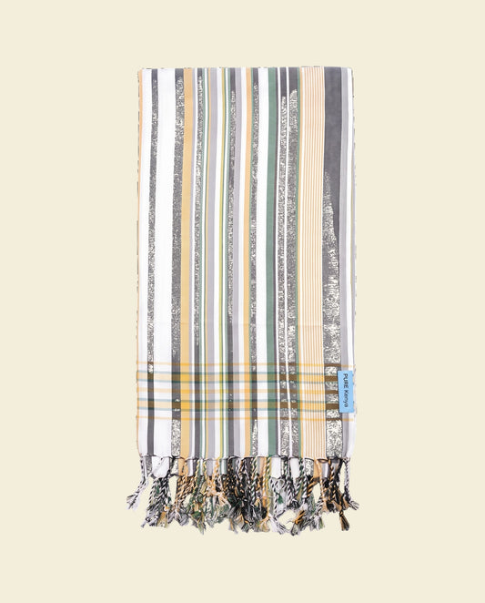 kikoy handdoek Sana stripes - op kleur