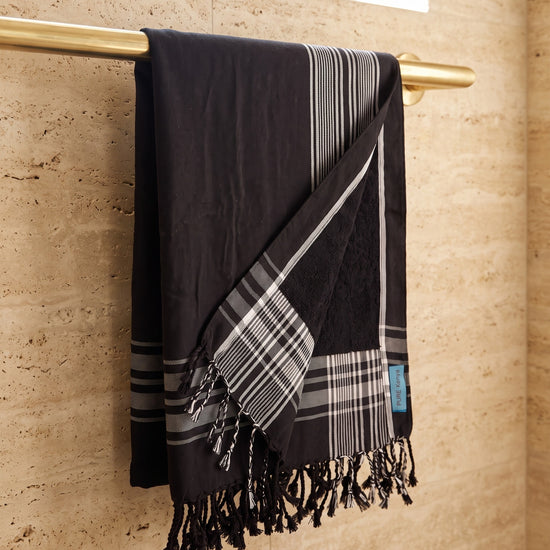 kikoy strandlaken Sukari black - sfeer