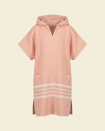 kinder strandponcho hamam melon