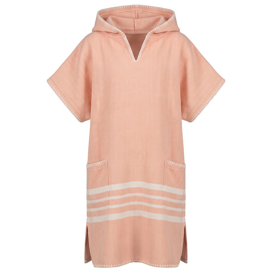 kinder strandponcho hamam melon - vrijstaand