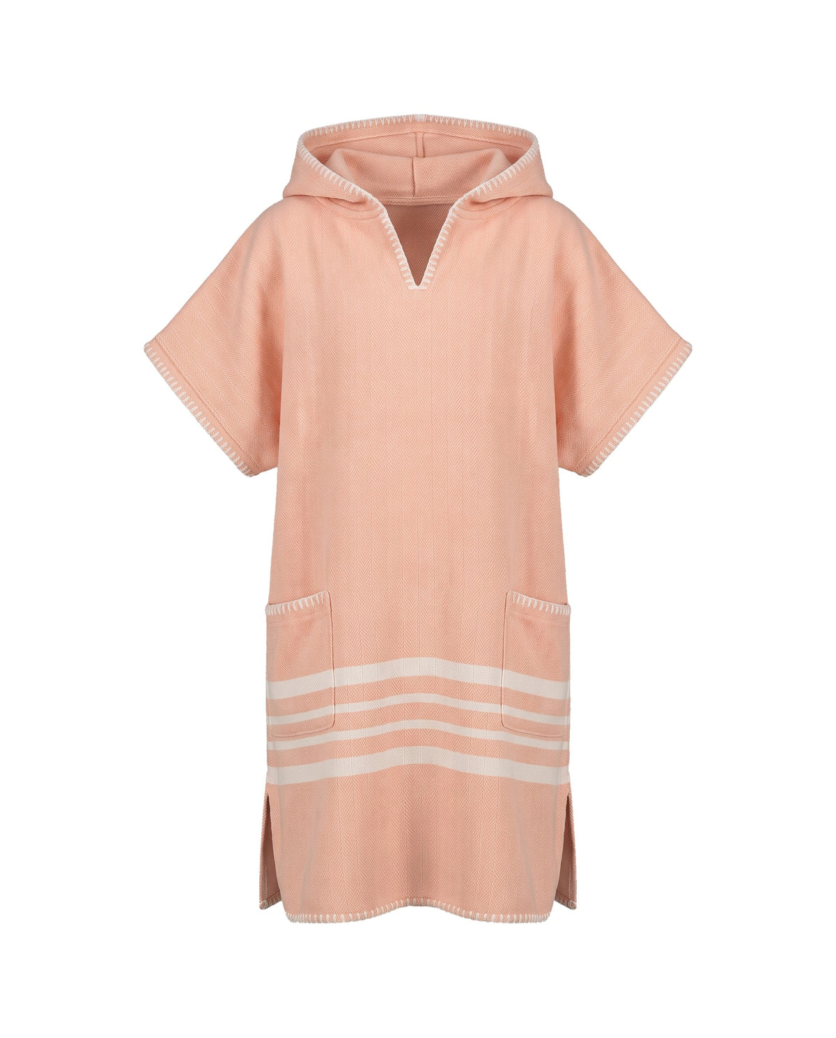 kinder strandponcho hamam melon - vrijstaand