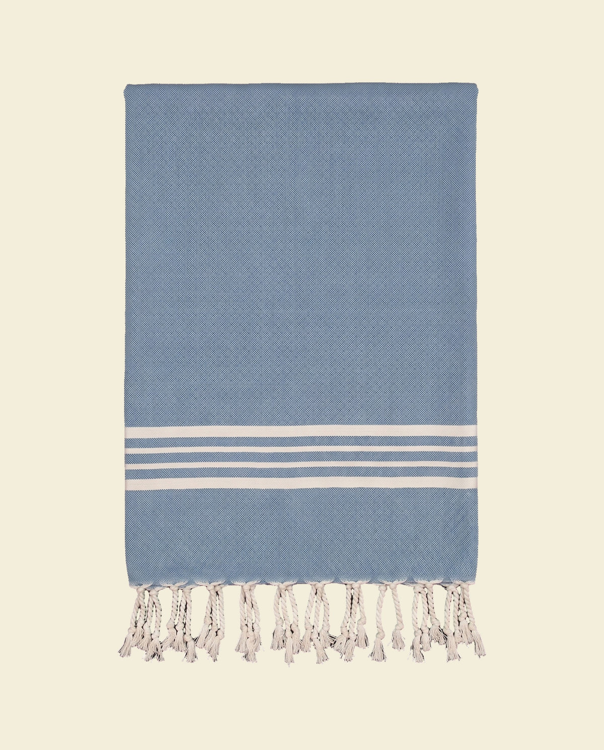 kleine hamamdoek Krem Sultan air blue - op kleur