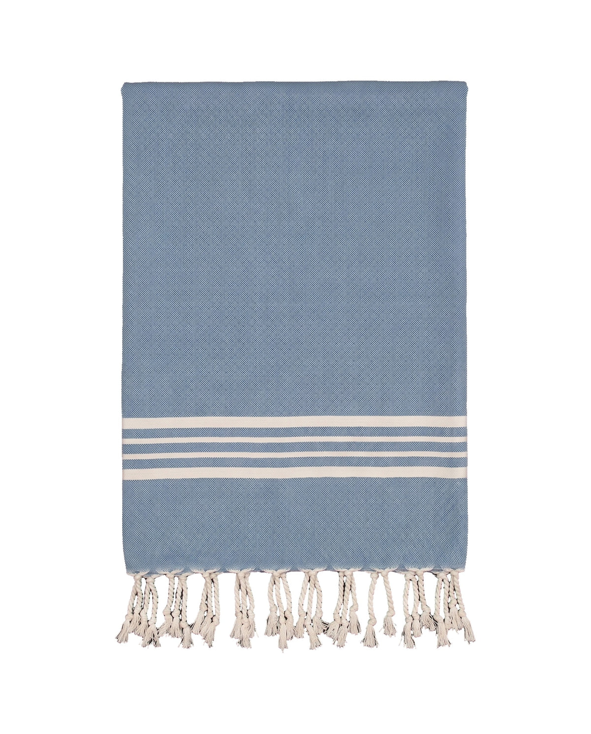 kleine hamamdoek Krem Sultan air blue - vrijstaand