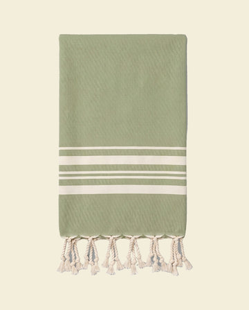 kleine hamamdoek Krem Sultan almond-green