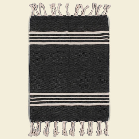 kleine hamamdoek Krem Sultan black - op kleur