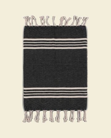 kleine hamamdoek Krem Sultan black