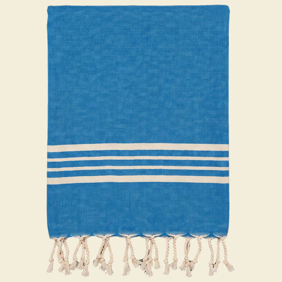 kleine hamamdoek Krem Sultan blue - op kleur
