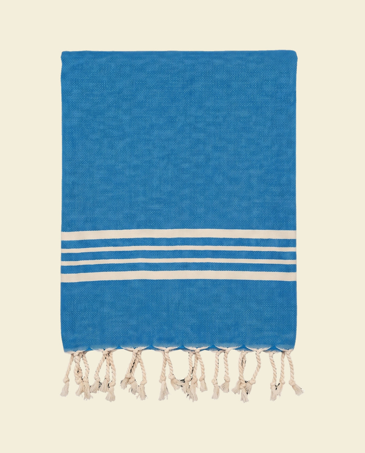 kleine hamamdoek Krem Sultan blue - op kleur
