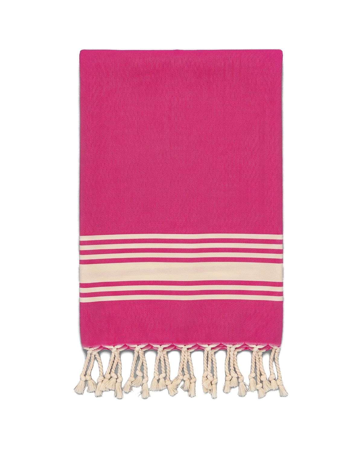 kleine hamamdoek Krem Sultan fuchsia - vrijstaand