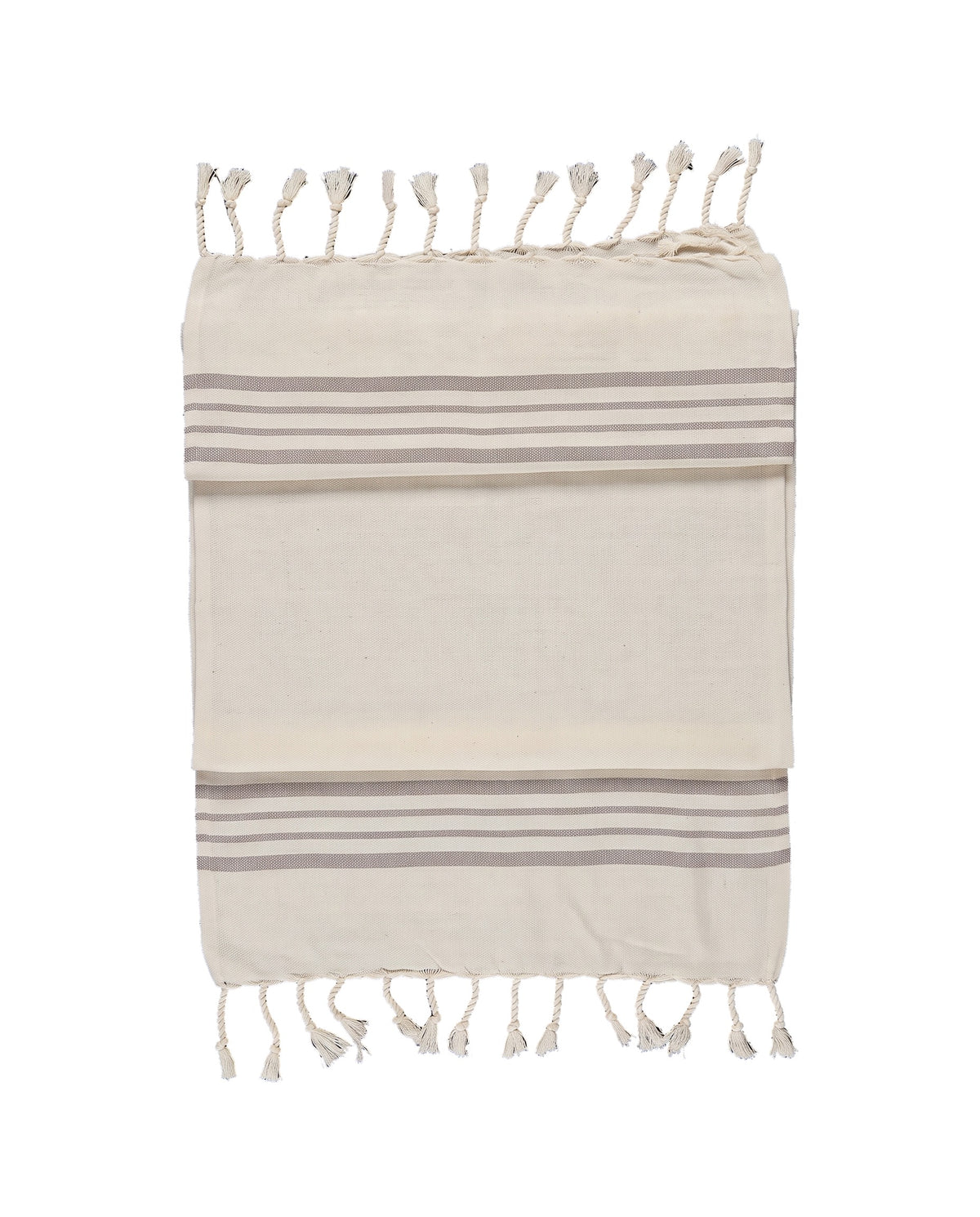 kleine hamamdoek Krem Sultan natural taupe - vrijstaand