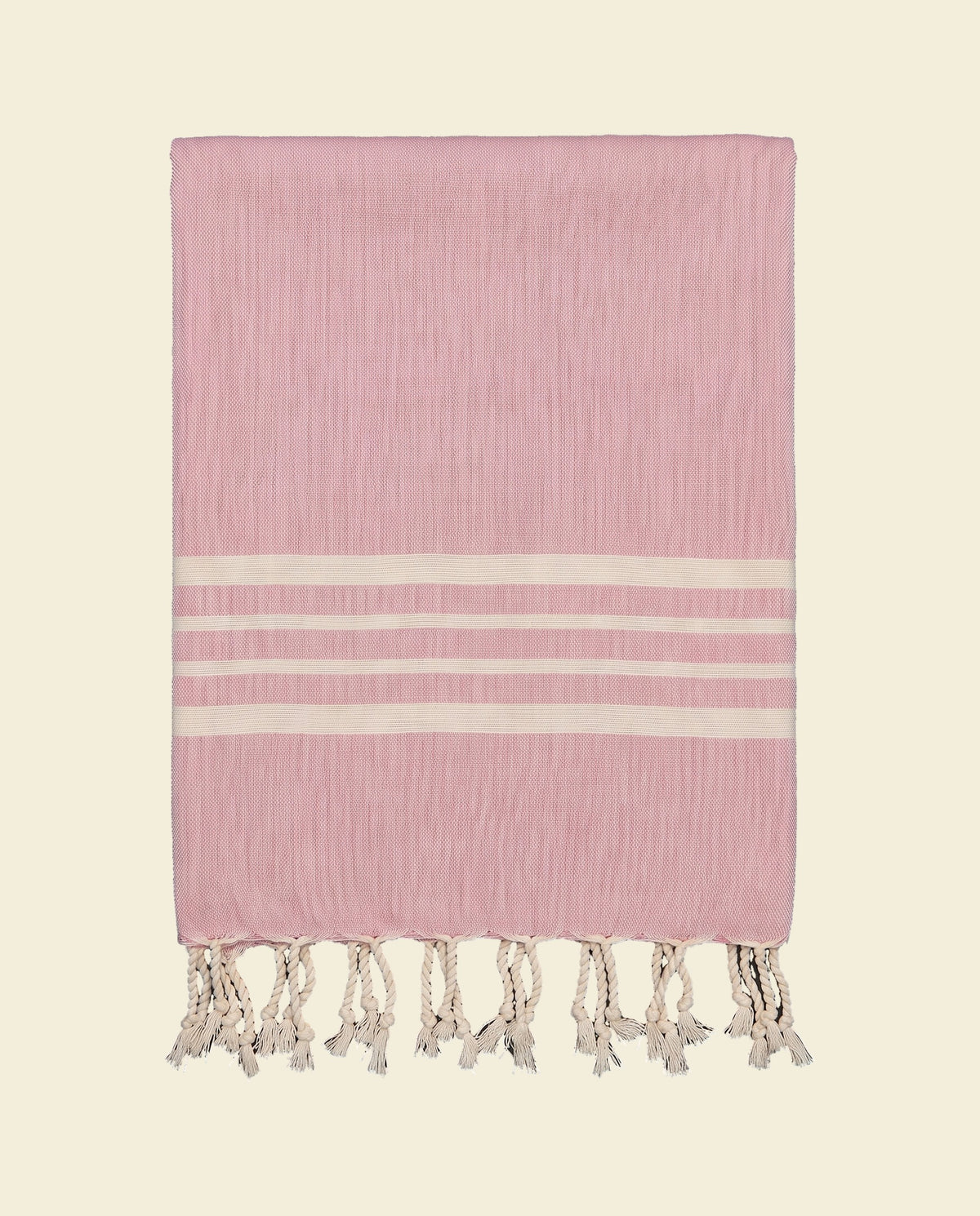 kleine hamamdoek Krem Sultan rose pink - op kleur