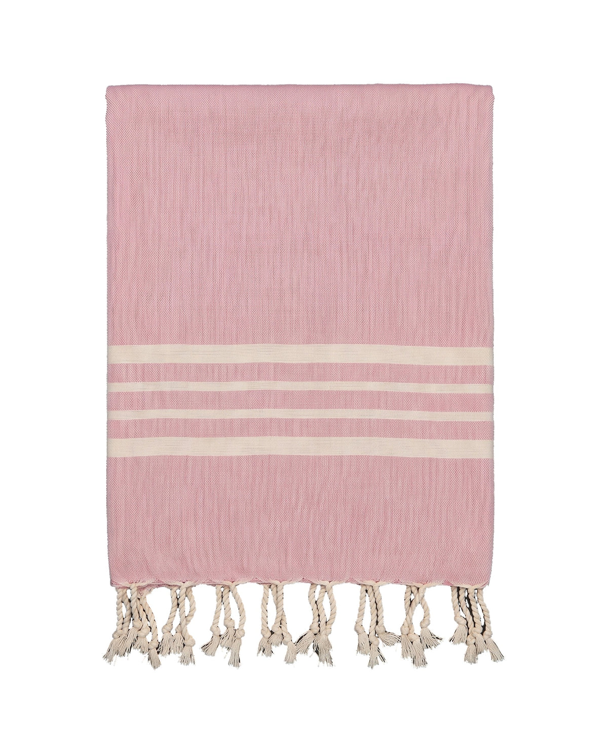 kleine hamamdoek Krem Sultan rose pink - vrijstaand