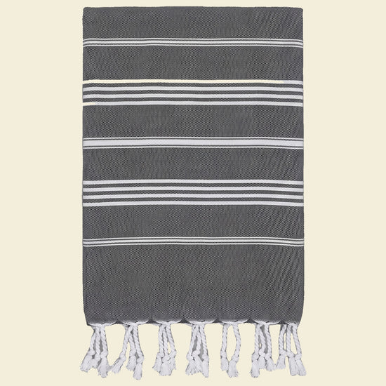 kleine hamamdoek Leyla black - op kleur